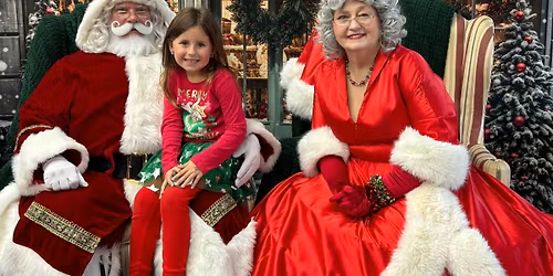 Pictures with Santa and Mrs. Clause!