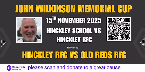 John Wilkinson Memorial Cup 15th November 2025
