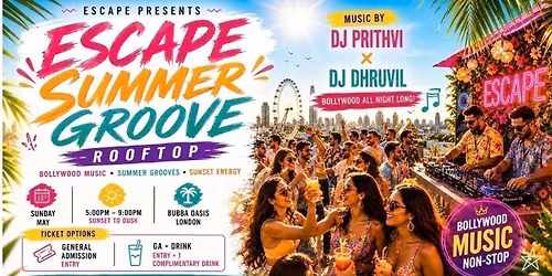 ESCAPE:Bollywood Sundowner Rooftop