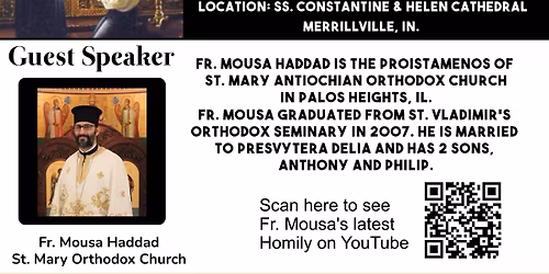 PARISH LENTEN RETREAT WITH GUEST SPEAKER FR MOUSA HADDAD