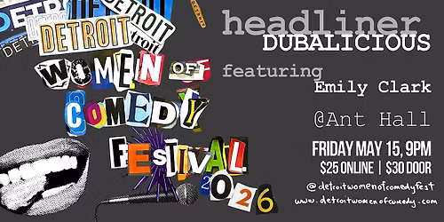 DUBALICIOUS Headlines #DWCF26!  FRIDAY | Ant Hall | 9PM