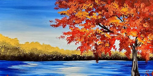 Sip & Paint 'Amber Waves of Autumn' with us!