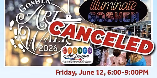 Goshen Art Walk August 5th @ Summer Concert Series