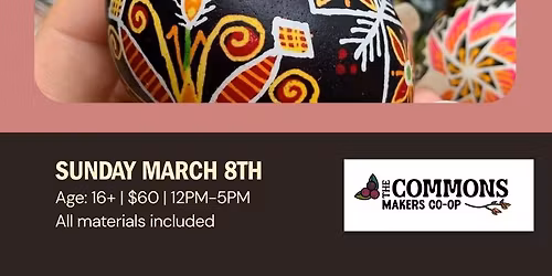 Ukrainian Pysanky Workshop