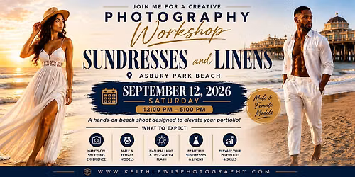 Sundresses & Linens \u2014 Photography Workshop at Asbury Park Beach