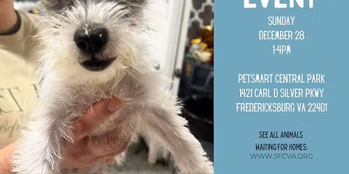 12\/28 Adoption Event at PetSmart Central Park