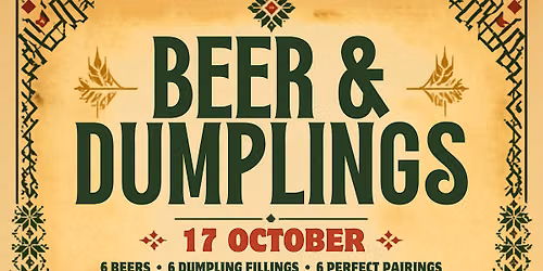 Beer & Dumplings Pairing