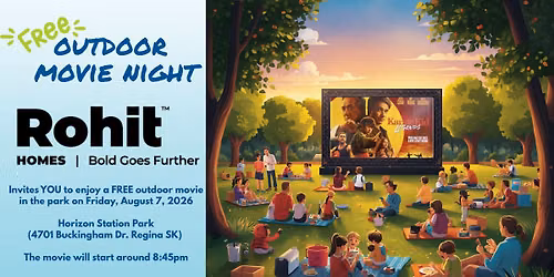 FREE Movie in Horizon Station Park hosted by ROHIT Homes