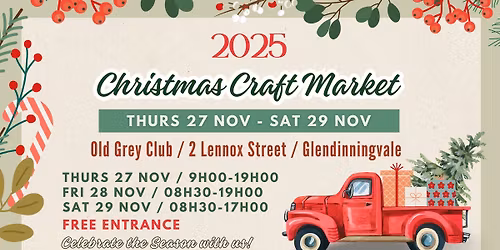 Christmas Craft Market - 2025 (Port Elizabeth GQ)