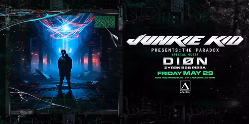Junkie Kid - The Paradox at Academy Nightclub - Los Angeles