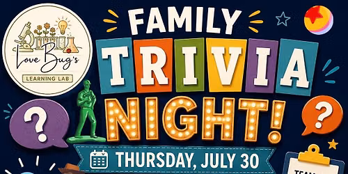 Toy Story Family Trivia Night at LoveBug\u2019s