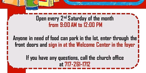 Cornerstone Church of Christ Food Pantry