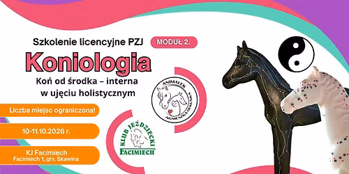 KONIOLOGIA \u2013 MODU\u0141 2: Ko\u0144 od \u015brodka. Interna w uj\u0119ciu holistycznym