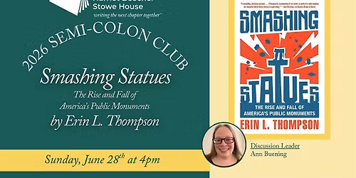 June Semi Colon Club Book Discussion: Smashing Statues