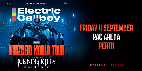 Electric Callboy \/\/ Perth \/\/ Tanzneid World Tour \/\/ RAC Arena \/\/ LIC AA 