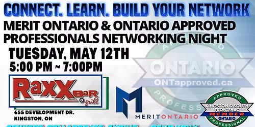 MERIT ONTARIO & OAP NETWORKING NIGHT