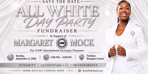 All White Day Party Fundraiser in Support of Margaret Mock