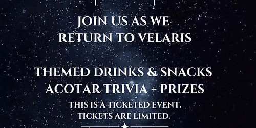 ACOTAR 6: Midnight Release Party