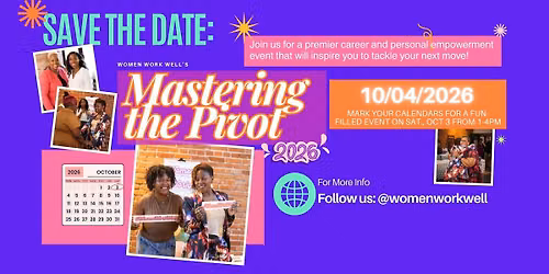 Mastering the Pivot: A Premier Career & Personal Development Event