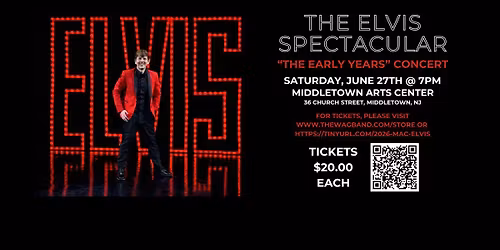 The Elvis Spectacular at The Middletown Arts Center