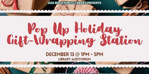 Pop Up Holiday Gift-Wrapping Station