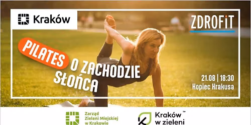 Pilates o zachodzie s\u0142o\u0144ca na Kopcu Krakusa \ud83c\udf05