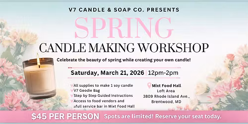 Spring Candle Making Workshop