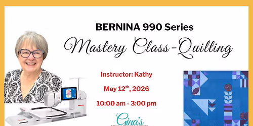 BERNINA 990 Mastery in Knoxville - Quilting