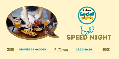 inlingua Social Night: English Speed Conversation Night - 28\/05