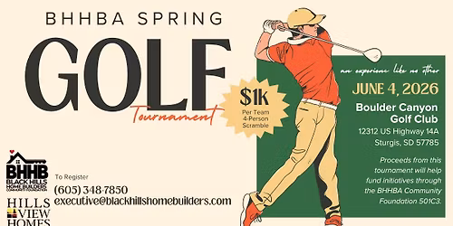 BHHBA First Annual Spring Golf Tournament