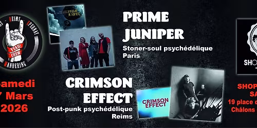 PRIME JUNIPER + CRIMSON EFFECT au Shop & Bi\u00e8res Sacobri \u00e0 Ch\u00e2lons en Champagne