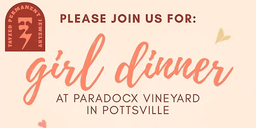 Girl Dinner at Paradocx Vineyards featuring Tayzed Permanent Jewelry