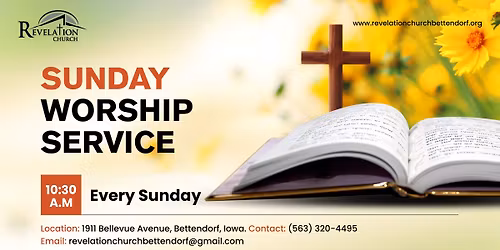 Sunday Worship Service at Revelation Church Bettendorf