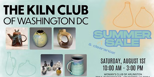 The Kiln Club of Washington, D.C. Summer (& clearance!) Sale