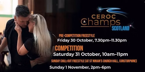 Ceroc Scotland: Ceroc Champs Scotland 2026 Sunday Chill-out.