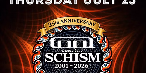 7\/23 Tool tribute Schism at River Street Jazz Cafe, Plains, PA