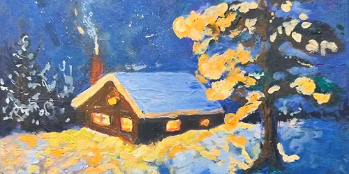 Painting a Cozy Cabin