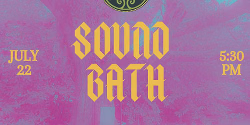 Sound Bath @ St. Luke\u2019s Wellness Hub