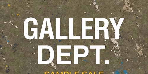 Gallery Dept. Sample Sale