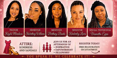 Speak it Into Existence Ladies luncheon