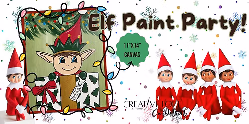 Elf Paint Party! Drop Off Event \ud83c\udf32