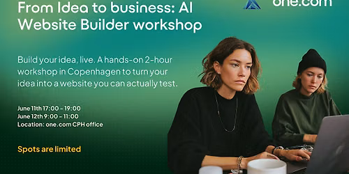 From Idea to business: AI Website Builder Workshop