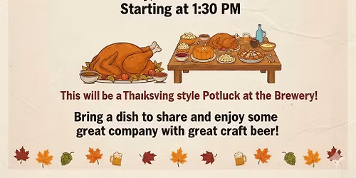 Brewsgiving at the Charlie Foxtrot Brewing!