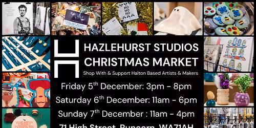 Hazlehurst Studios CHRISTMAS MARKET!
