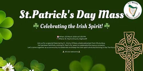St Patrick's Day Mass (As Gaeilge)
