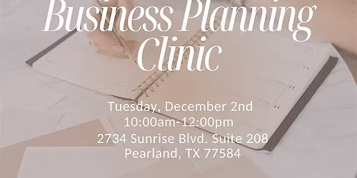 Business Planning Clinic