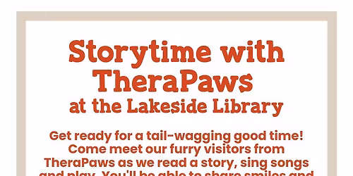 LS - Storytime with TheraPaws