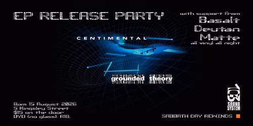 Grounded Theory EP Release Party