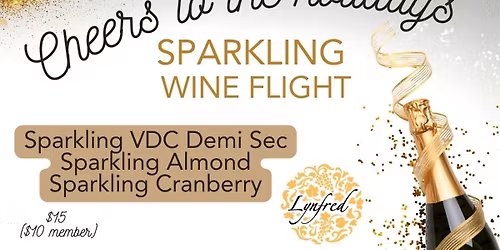 Cheers to the Holidays Sparkling Wine Flight