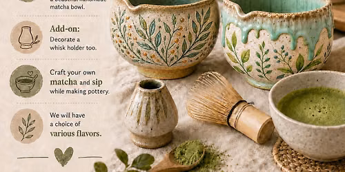 Matcha & Matcha bowl - A Matcha & Clay workshop